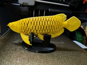 Golden Arowana Fish Showpiece