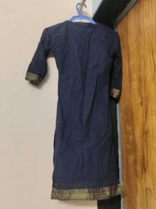 Elegant Navy Blue Kurta