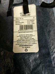 Shein Classic Blue Denim Jeans with Side Stripe