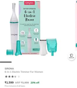 6-in-1 Electric Razor