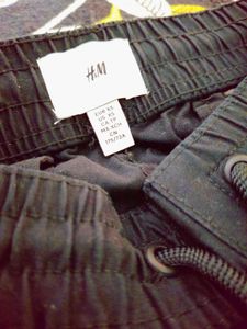 Black Cargo Trousers