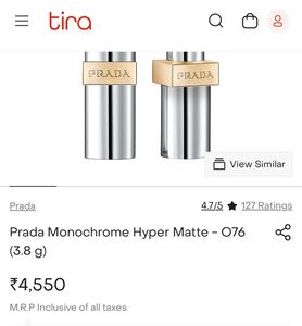 Prada Lipstick HYPER MATTE MONOCHROME O76