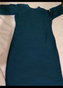 kurta set with dupatta Embroidered Teal