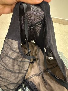 Sheer Black Lace Camisole Top