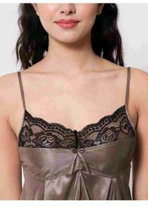 Satin hot Lace Nightie
