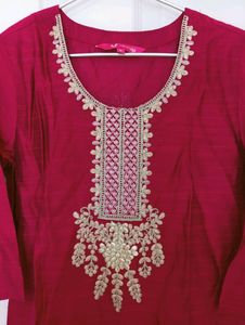Kurti Set (Rani Pink Color)
