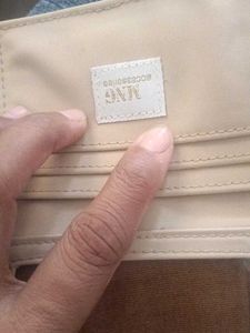 Mango Beige Foldable Wallet