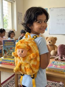 Cute Giraffe Plush Backpack for Kids
