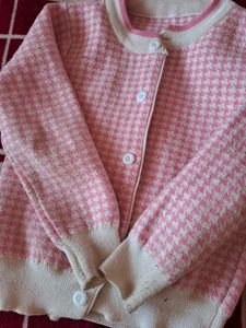 Girls Wool CARDIGAN &amp; Skirt Set