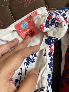 Combo Of 4 Used Cotton Frocks
