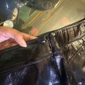 Tom Tailor Leather Skirt With Zipper
