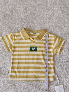 Cute Striped Polo T-Shirt for Kids