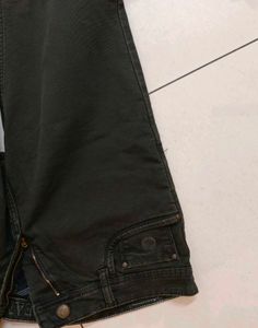 MAD-X Men's Black Olive Slim Fit Jeans