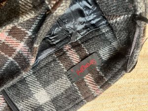 Plaid Skirt with Belt Detail