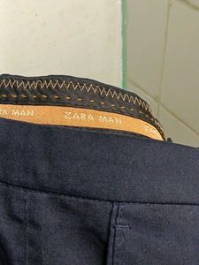 Classic Navy Blue Men's Trousers