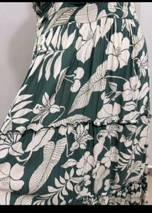 Green Floral Maxi Dress