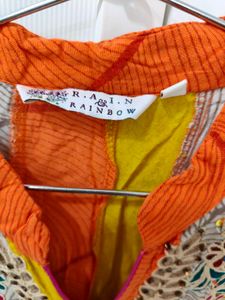 Rain and Rainbow  Striped Kurta