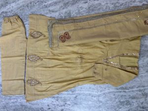 golden Anarkali