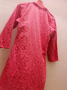 Elegant Red Kurta