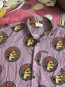 Men's Unique Portrait Print Shirt