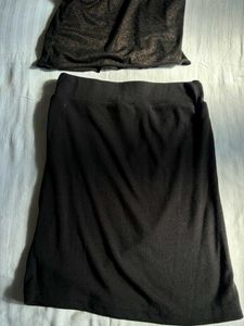 vintage black skirt