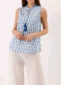 Hand-block Print Cotton Top✨