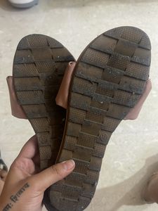 New Pink Slides Flats