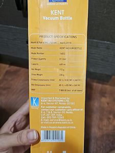 Kent Vaccum Bottle