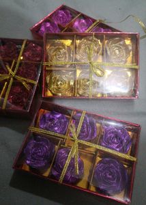 4 Box Ofmulti Shimmer Floating Candles