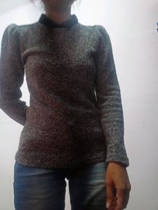 Winter Top Color Neck