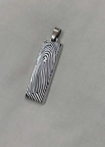 Silver Fingerprint Necklace