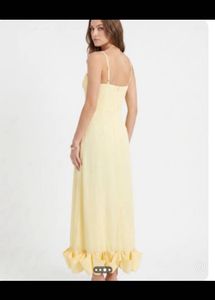 Chic Yellow Maxi Dress