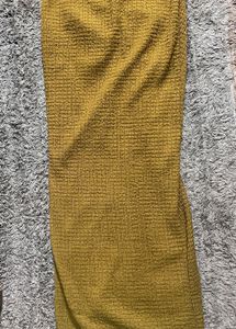 Zara gathered textured skirt and top