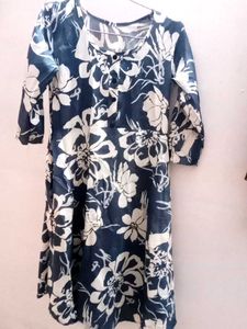 Flowy Floral Print Midi Dress 👗