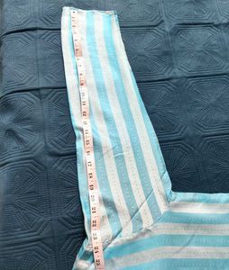 Men's Sky Blue Striped Kurta