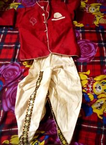 Cute Kids Dhoti Kurta Set