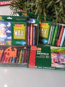 Camel Wax &amp; Oil Crayons Set