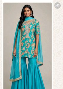 festival unstiched suit , dress material,kurta set