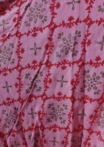 Women Pink Ethnic Motifs Printed Cotton Anarkali