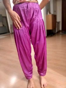 satin salwar purple 🟣