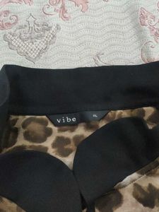 Leopard Print satin shirt