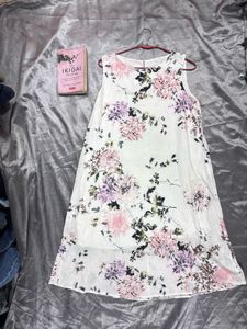 Floral Print A-Line Dress