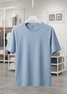 UNIQLO M size men's Light Blue  T-Shirt