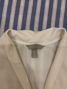 Elegant White V-Neck Top