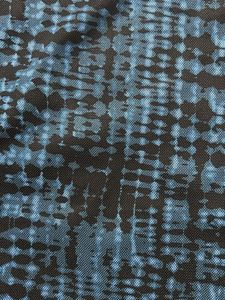 Mesh Checkered Lettuce Trim Top