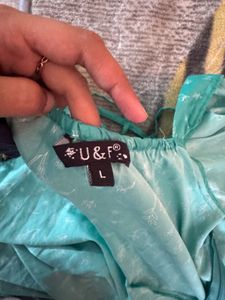 Chic Turquoise Summer Dress