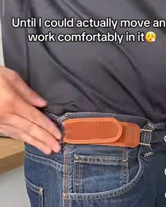 Buckle-Free D-Ring Adjustable Belt