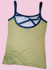 Cute Butter Yellow Tank Top
