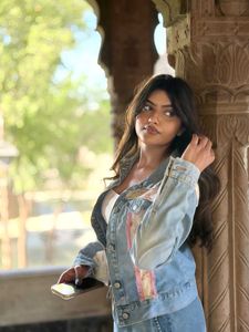 Unique Floral Patchwork Denim Jacket