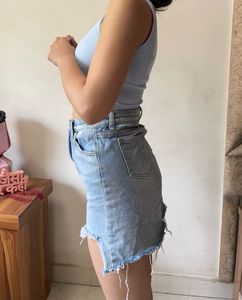 Blue Denim Skirt